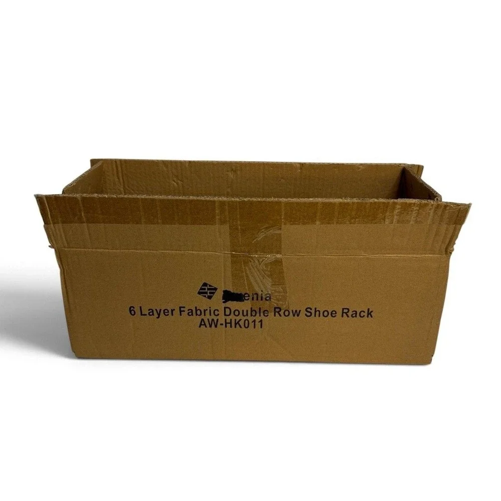 6 Layer Fabric Double Row Shoe Rack AW-HK011